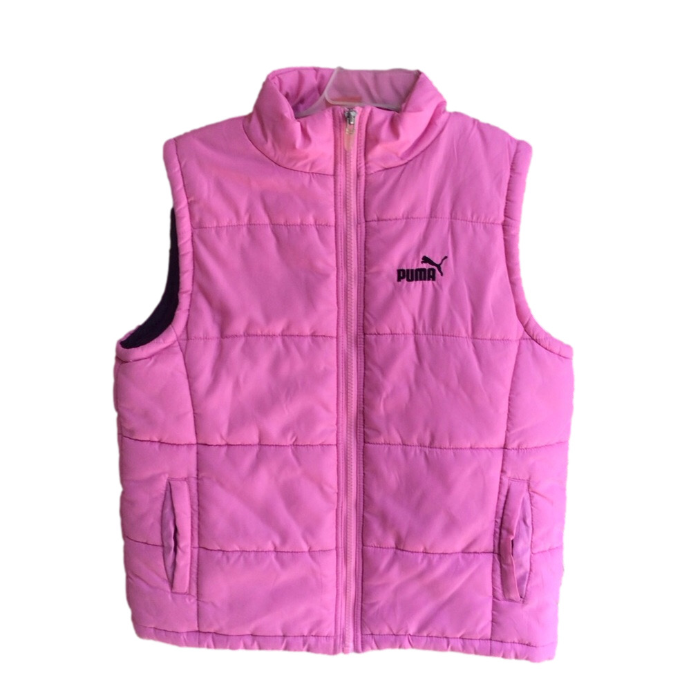 Puma Kids Pink Puffer Vest
